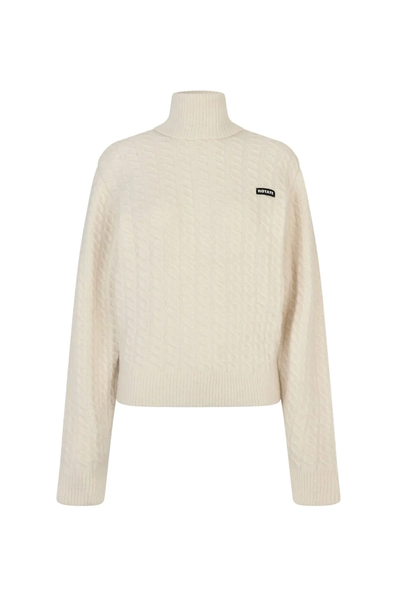 Rotate - Knit High Neck 116907857 - 857 Egret
