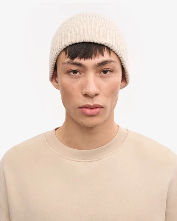 COLORFUL STANDARD Merino Wool Beanie ivory white