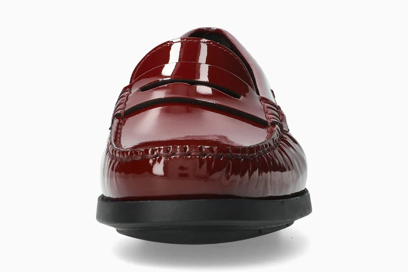 Mocassins NEDA rouge foncé