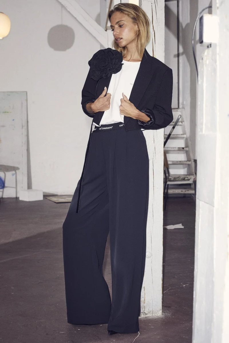 Co´couture - Aminacc Logo Pant - 96 Black