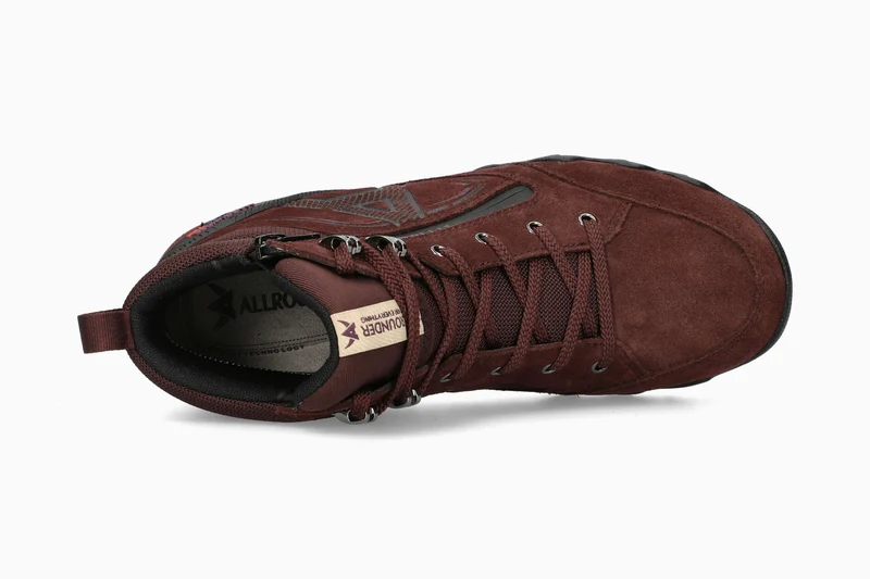 Bottines NORIKA-TEX rouge foncé