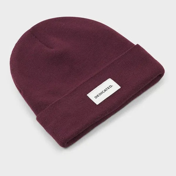 DEDICATED Beanie Kiruna Fig Red