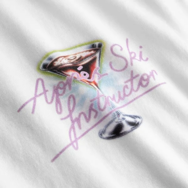 DEDICATED T-Shirt Stockholm Apres Ski Instructor White