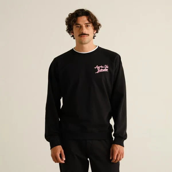 DEDICATED Sweatshirt Malmoe Apres Ski Instructor Black