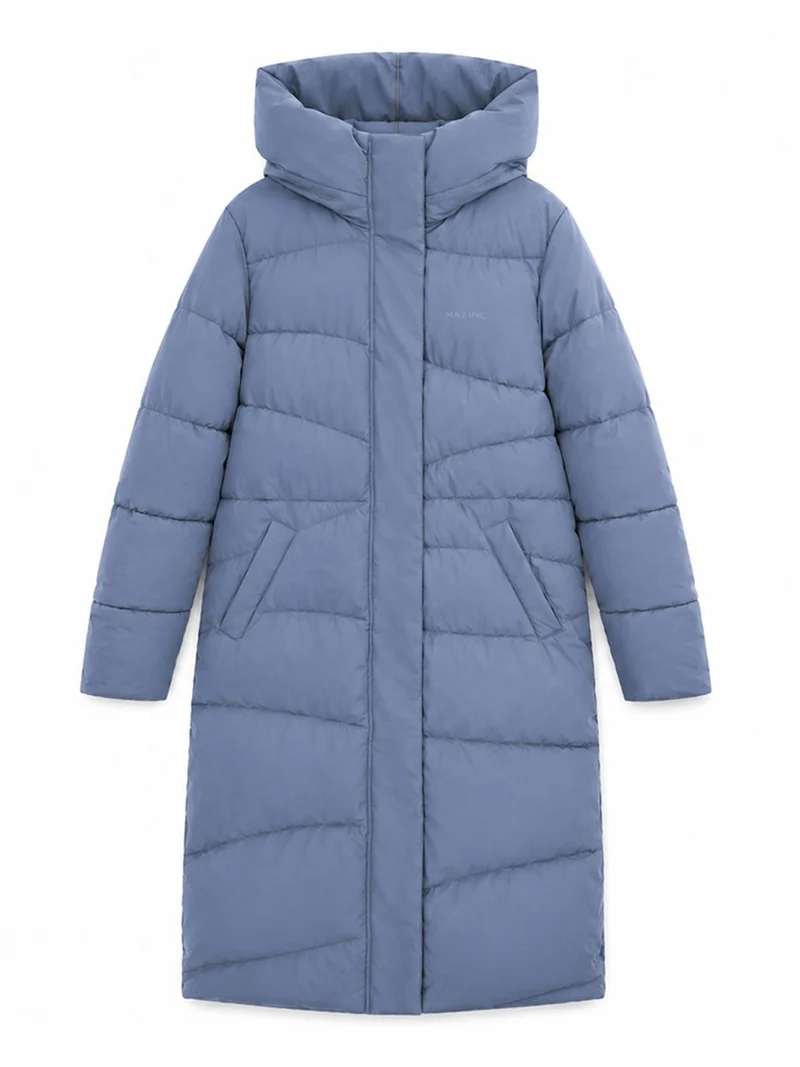 MAZINE Waves Quilt Puffer Coat slate-blue