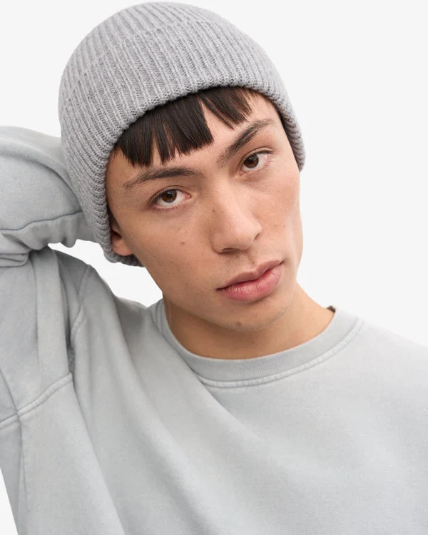 COLORFUL STANDARD Merino Wool Beanie heather grey