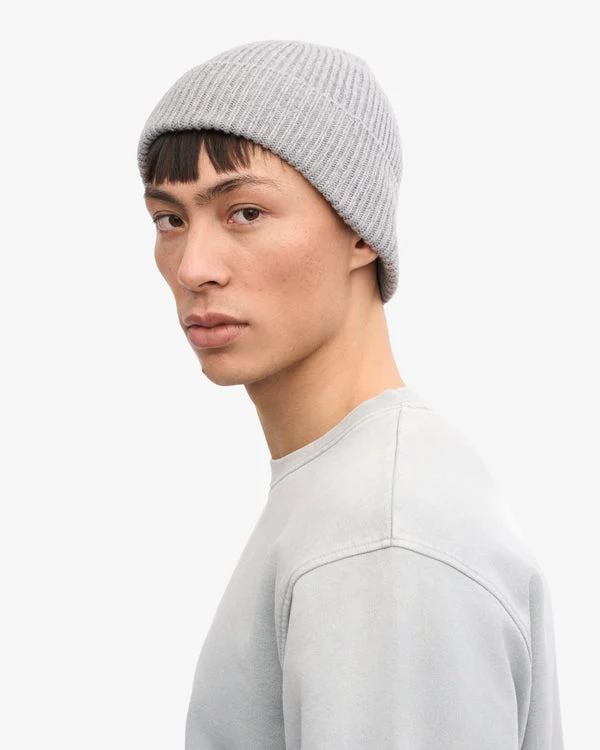 COLORFUL STANDARD Merino Wool Beanie heather grey