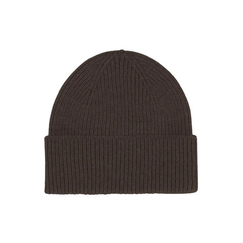 COLORFUL STANDARD Merino Wool Beanie coffee brown