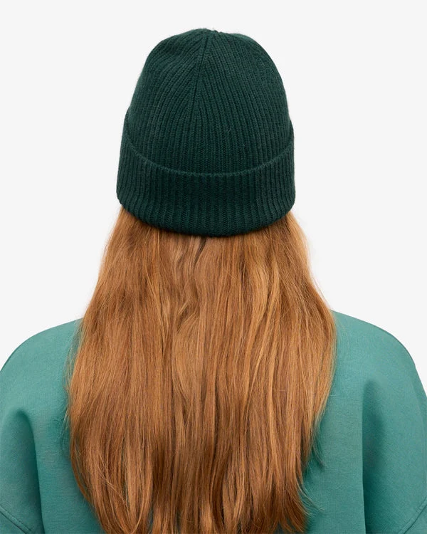 COLORFUL STANDARD Merino Wool Beanie emerald green