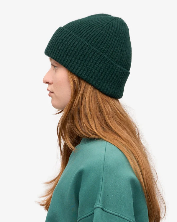 COLORFUL STANDARD Merino Wool Beanie emerald green