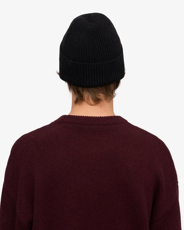 COLORFUL STANDARD Merino Wool Beanie deep black