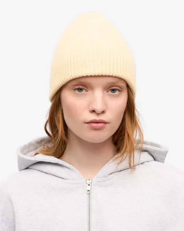 COLORFUL STANDARD Merino Wool Beanie soft yellow