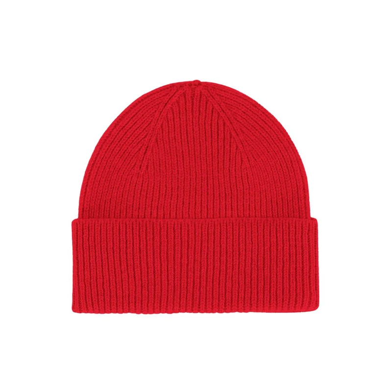 COLORFUL STANDARD Merino Wool Beanie scarlet red