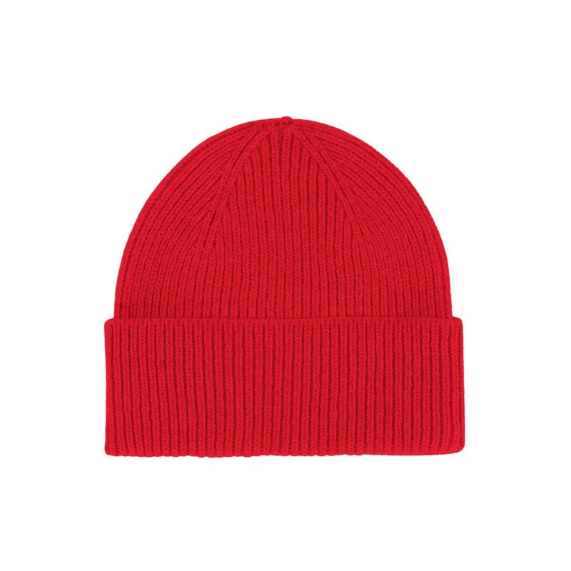 COLORFUL STANDARD Merino Wool Beanie scarlet red