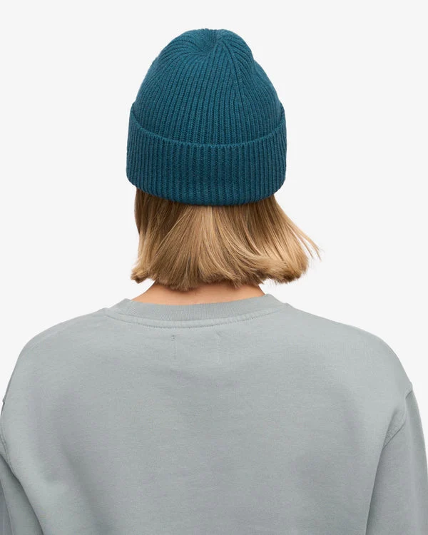 COLORFUL STANDARD Merino Wool Beanie ocean green