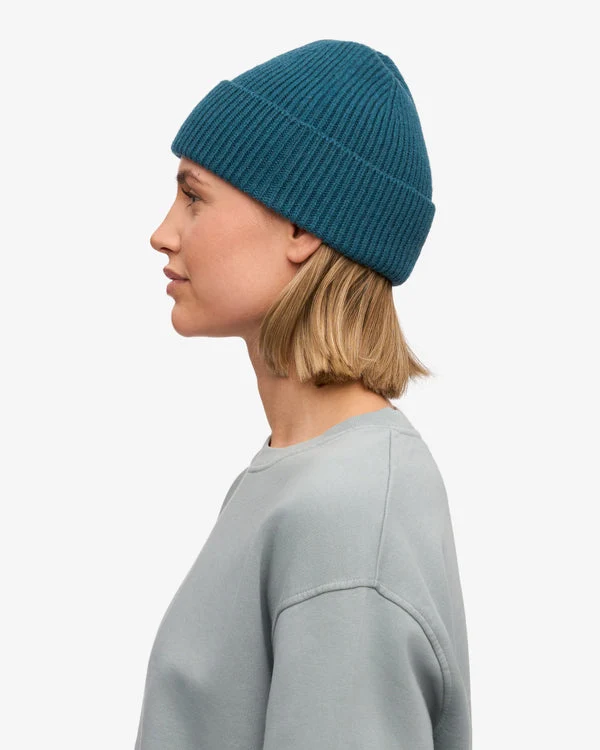 COLORFUL STANDARD Merino Wool Beanie ocean green