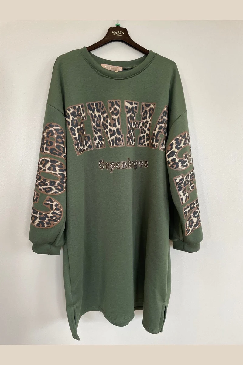 Marta Du Chateau - Mdccannes Dress 26188 - Military/Leo