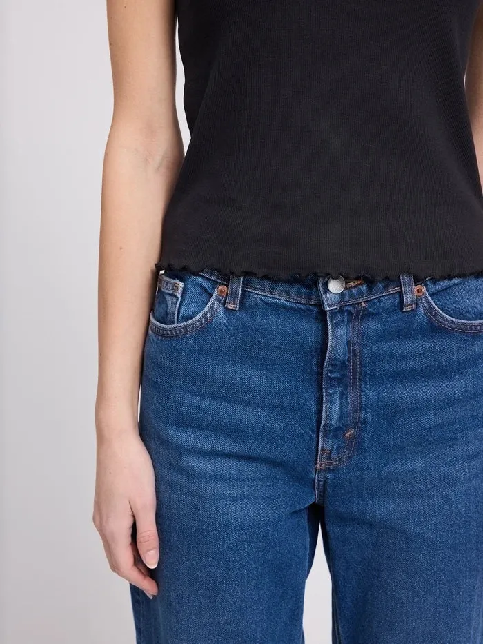 MAZINE Babylock Hems T-Shirt black