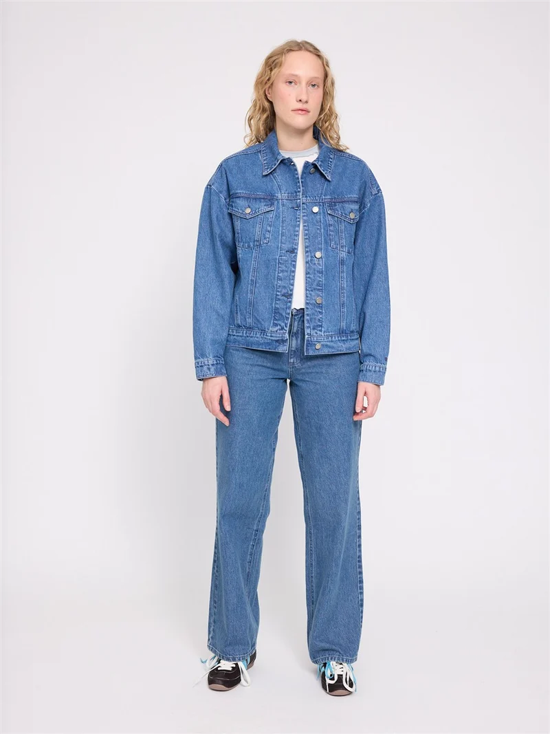 MAZINE Denim Jacket mid-blue