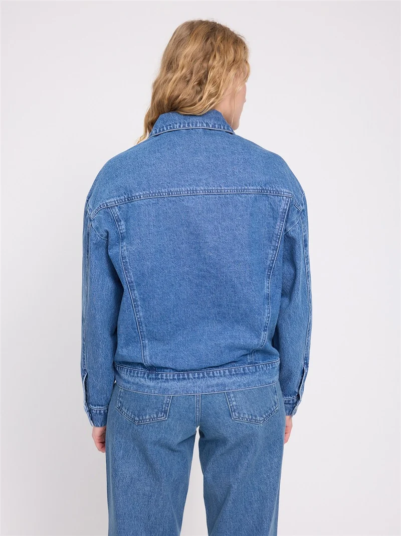 MAZINE Denim Jacket mid-blue