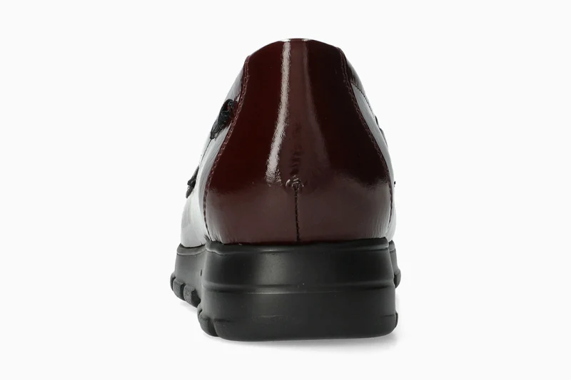 Mocassins CARLYNE rouge foncé