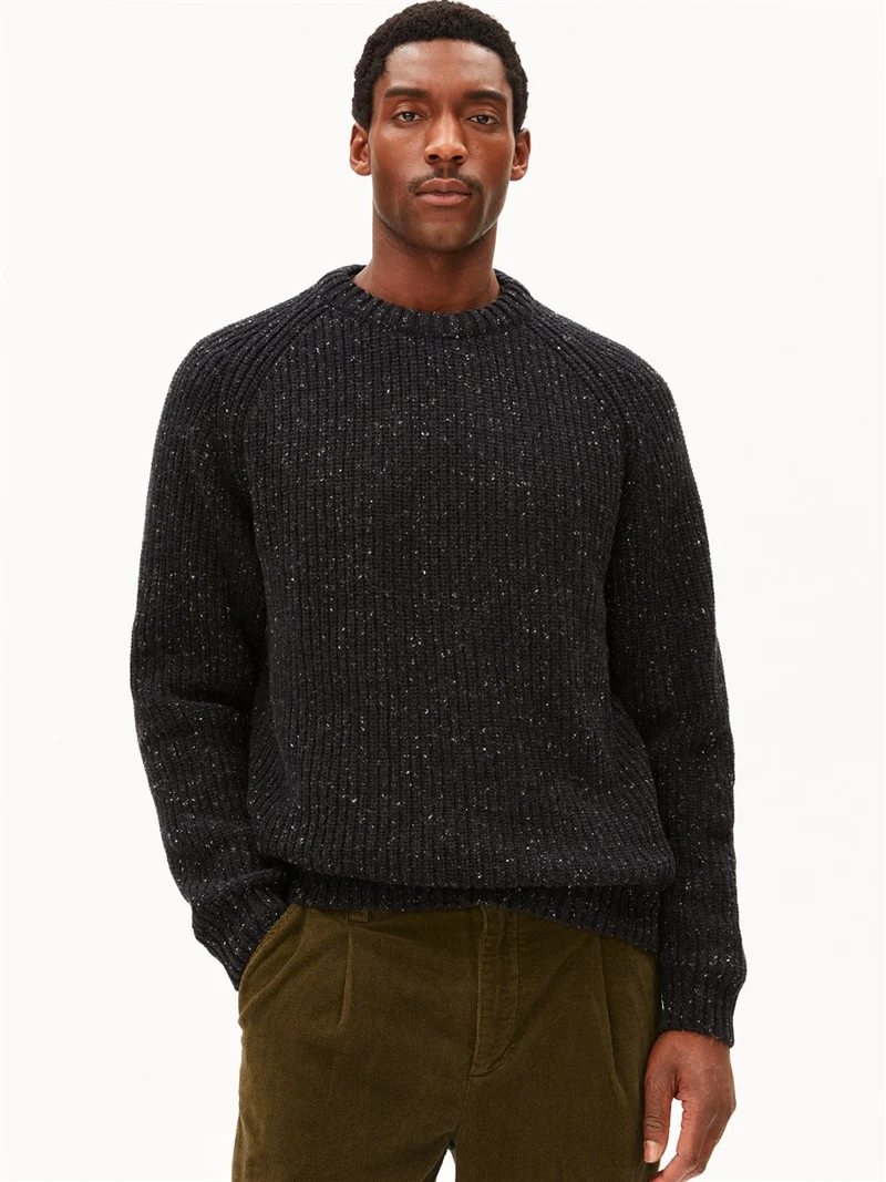 ARMEDANGELS Kiaano Tweed Knit Sweater black