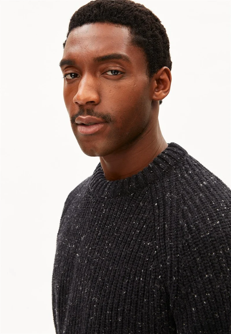 ARMEDANGELS Kiaano Tweed Knit Sweater black