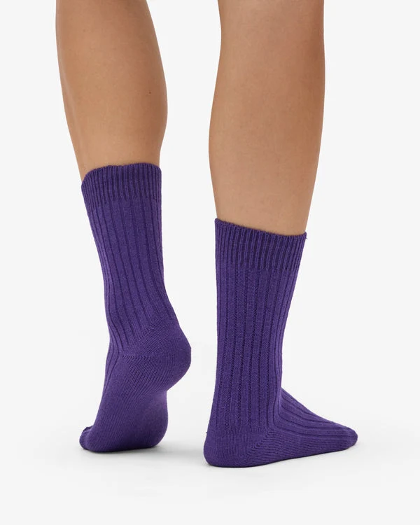 COLORFUL STANDARD Merino Wool Blend Sock ultra violet
