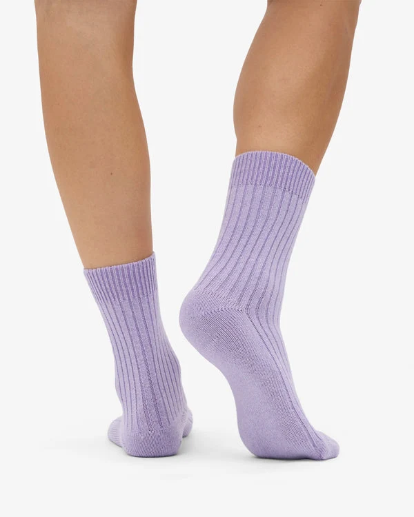 COLORFUL STANDARD Merino Wool Blend Sock soft lavender