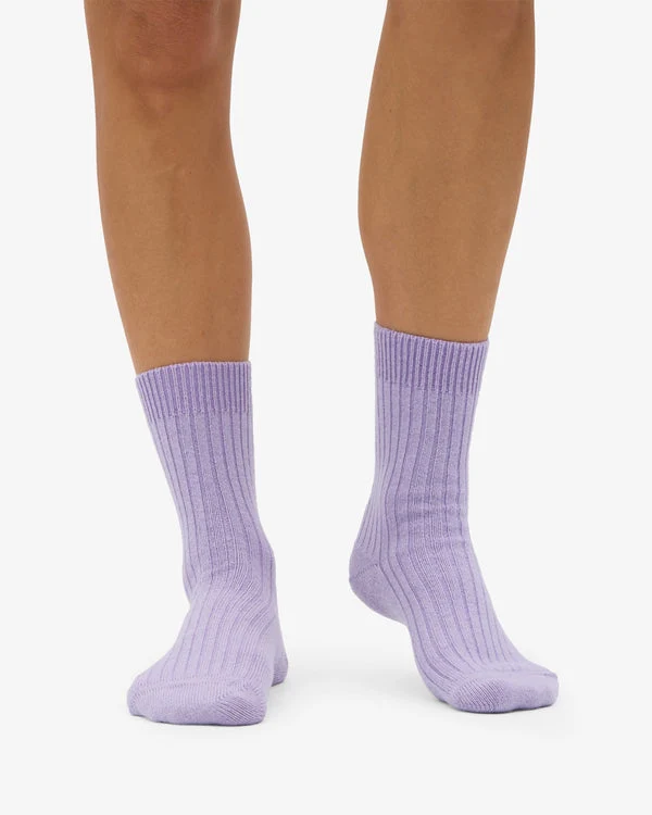 COLORFUL STANDARD Merino Wool Blend Sock soft lavender