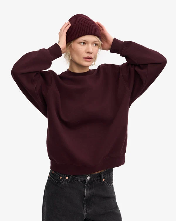 COLORFUL STANDARD Merino Wool Beanie oxblood red