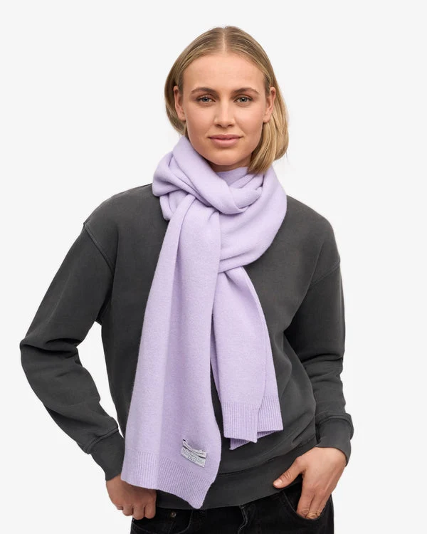 COLORFUL STANDARD Merino Wool Scarf soft lavender