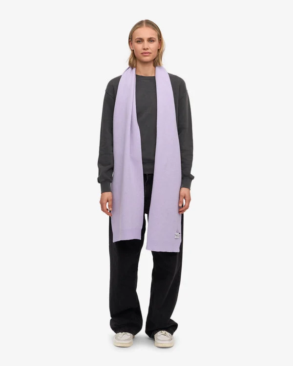 COLORFUL STANDARD Merino Wool Scarf soft lavender
