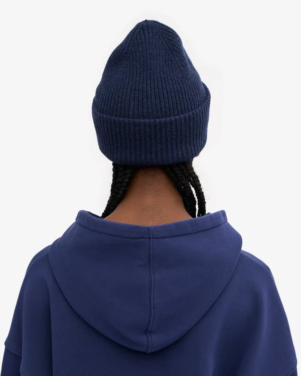 COLORFUL STANDARD Merino Wool Hat marine blue