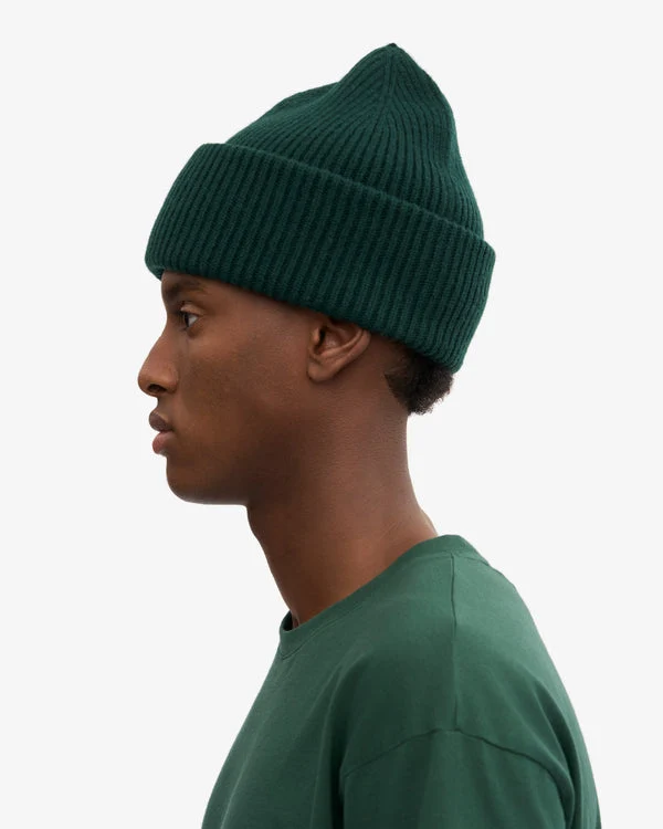 COLORFUL STANDARD Merino Wool Hat emerald green