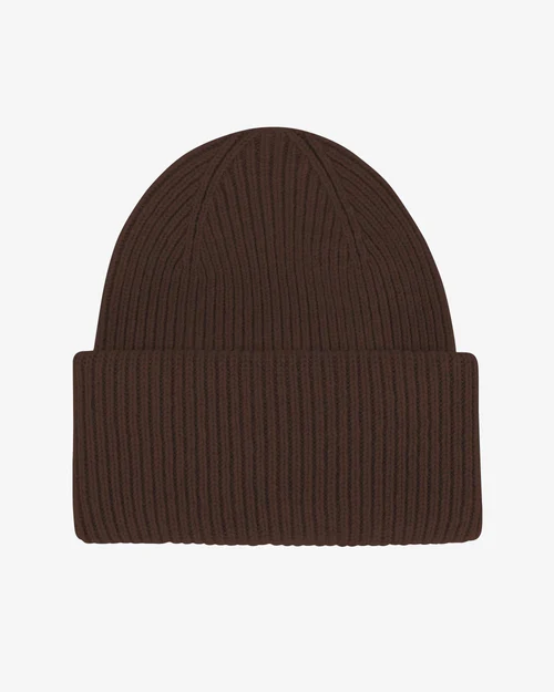 COLORFUL STANDARD Merino Wool Hat coffee brown