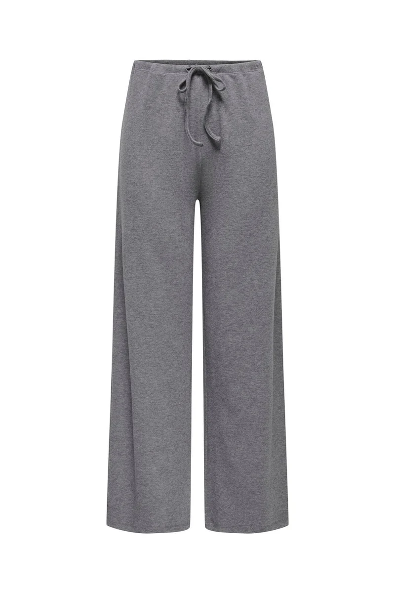 Only - Onljune Loose Pants - 5072556 Medium Grey Melange