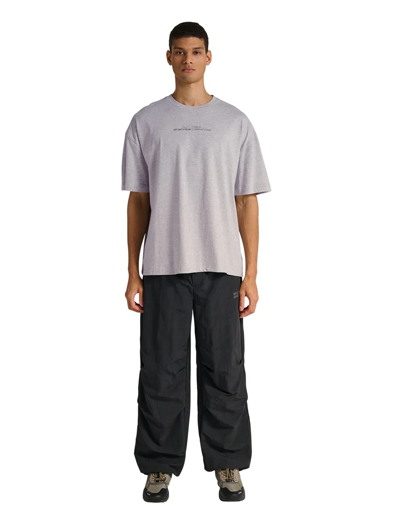 Halo - Graphic Boxy T-Shirt 230418 - 2010 - Light Grey Melange