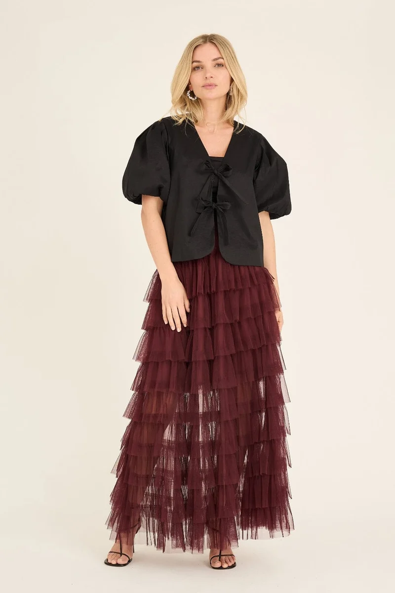 A-View - Miranda Skirt AV4798 - 250 - Burgundy