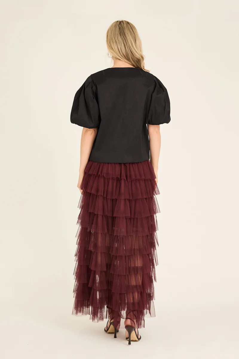 A-View - Miranda Skirt AV4798 - 250 - Burgundy