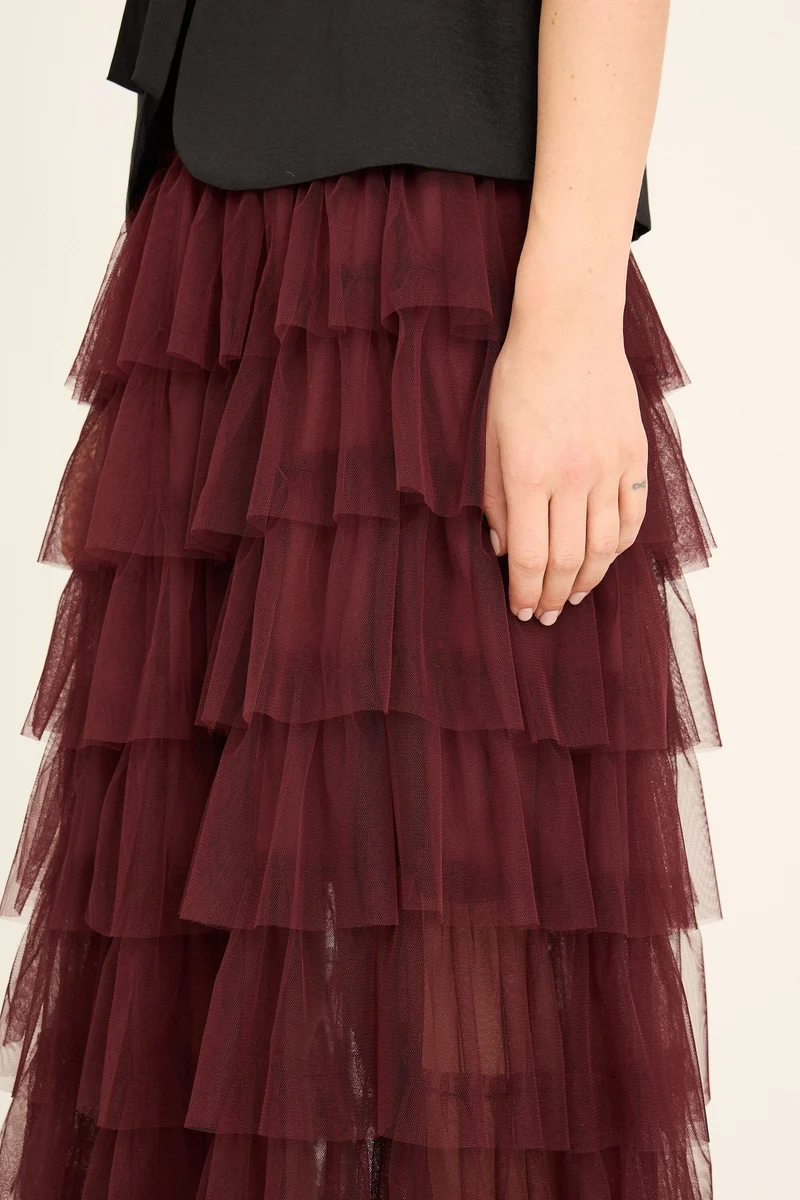 A-View - Miranda Skirt AV4798 - 250 - Burgundy