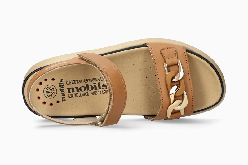 Sandales FLAVY cognac