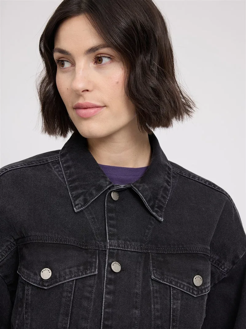 MAZINE Denim Jacket dark-grey