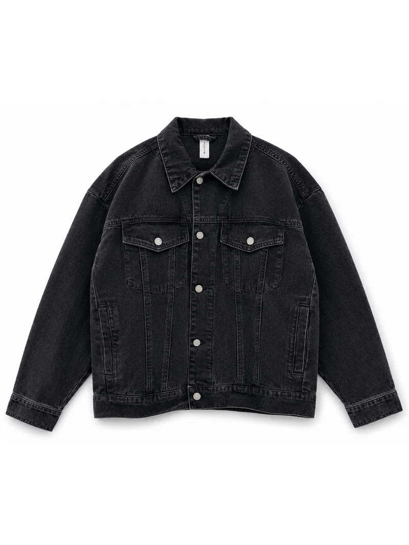 MAZINE Denim Jacket dark-grey