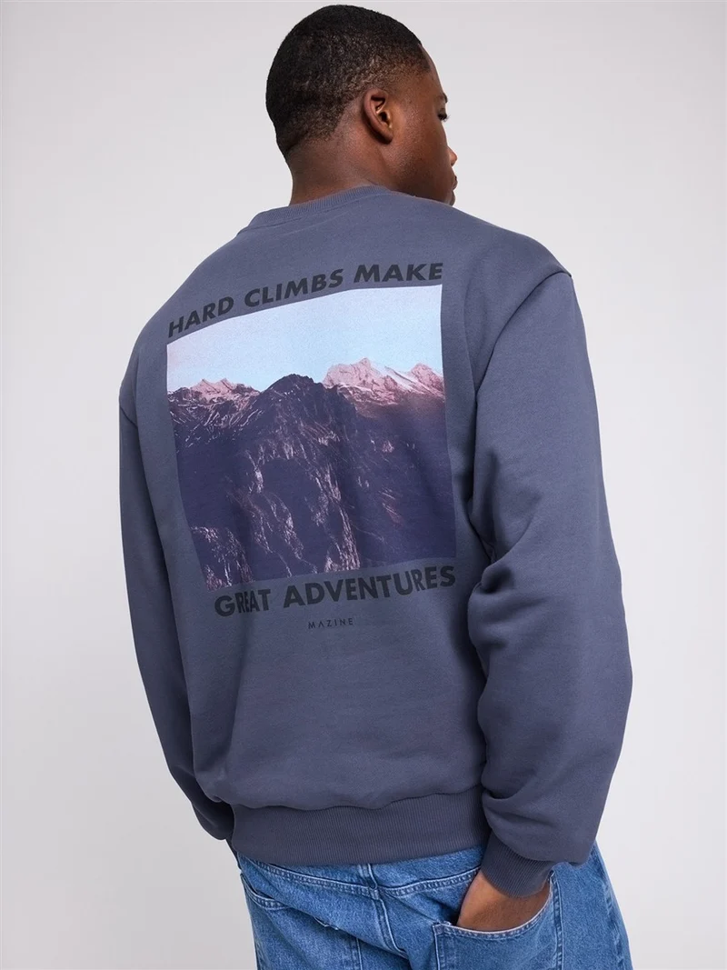 MAZINE Back Print Sweatshirt dusk-adventures