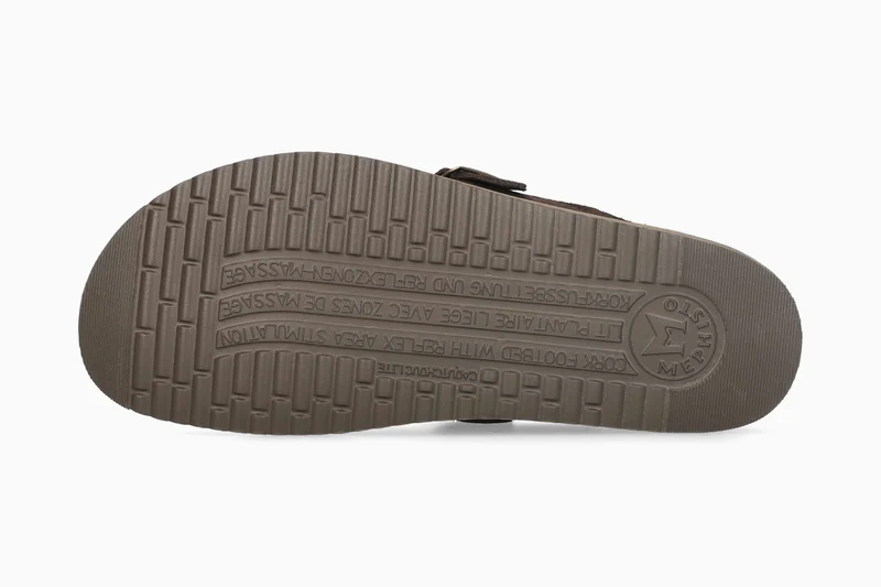 Sandales voûte liège HALINA marron foncé
