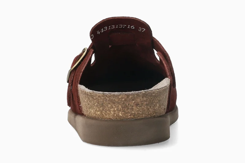 Sandales voûte liège HALINA rouge foncé