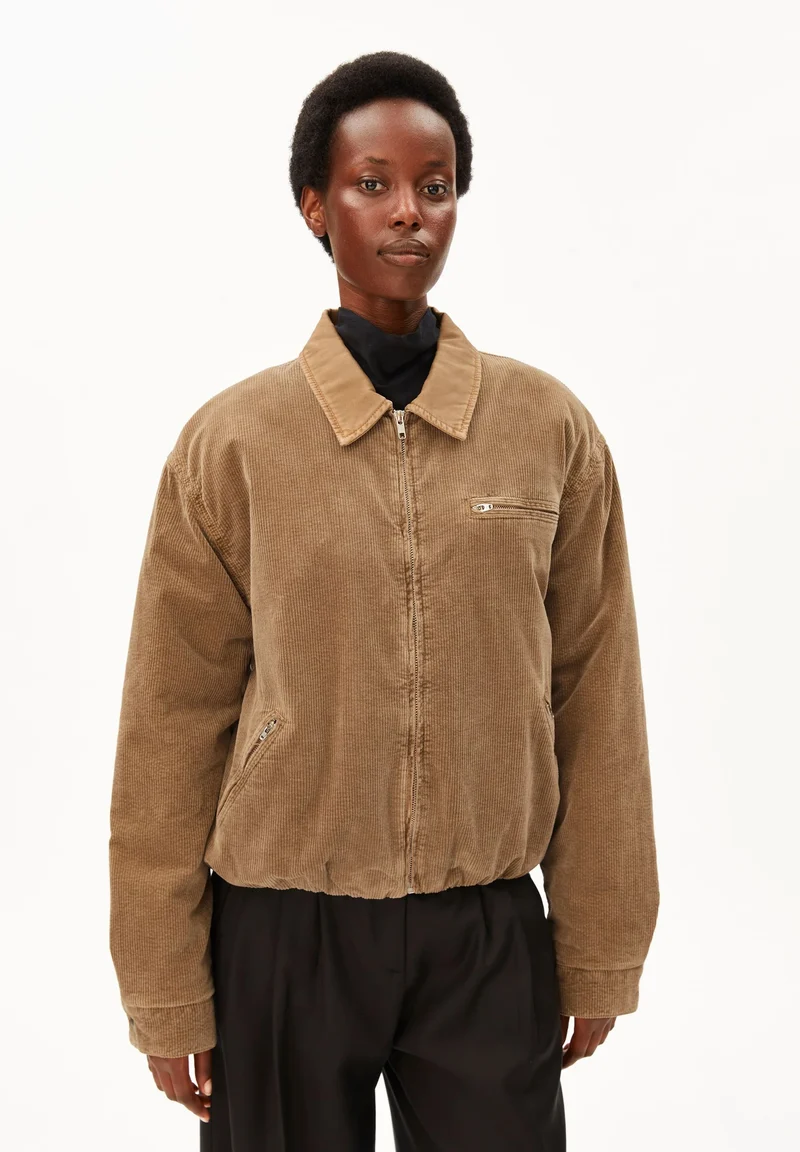 ARMEDANGELS Padded Cord Iconic Å Jacket amberwood