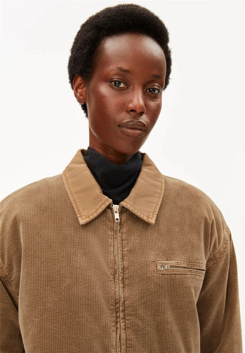 ARMEDANGELS Padded Cord Iconic Å Jacket amberwood