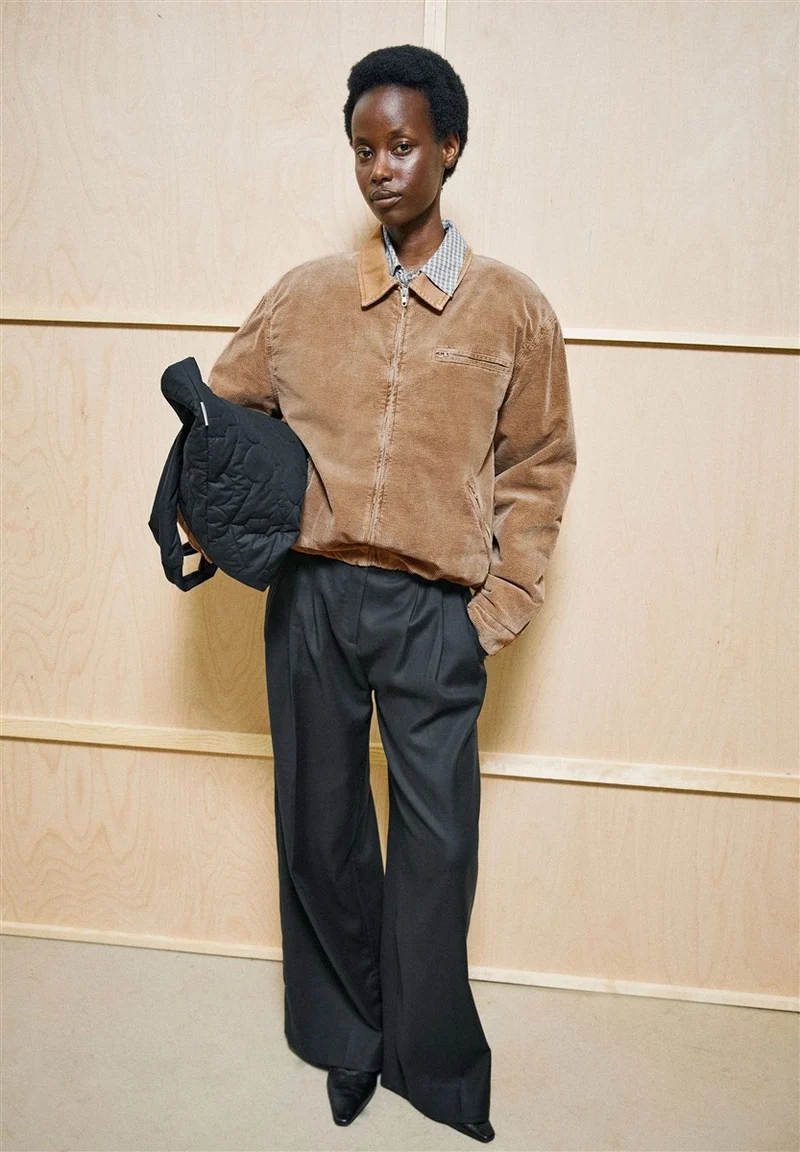 ARMEDANGELS Padded Cord Iconic Å Jacket amberwood